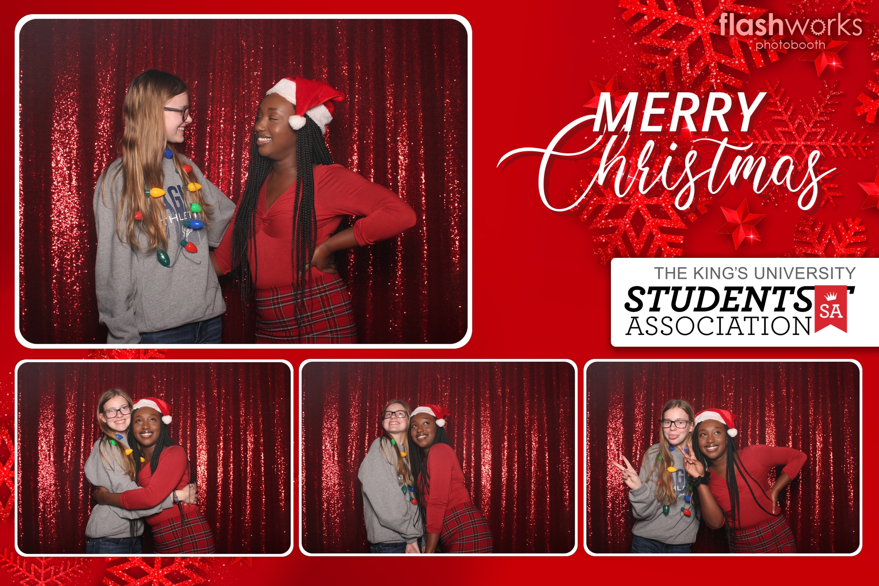 Kings Christmas Party | View more photos from the event at gallery.flashworksphotobooth.com/u/FlashworksPhotoboothInc/Kings-Christmas-Party